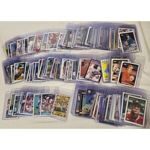 Huge Mixed Lot Topps, Fleer, and Donruss 1980s 1990s Baseball Cards Trading...